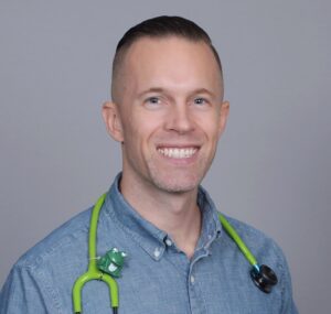 Picture of "My best two pieces of medical equipment... are my ears! I listen to my patients."